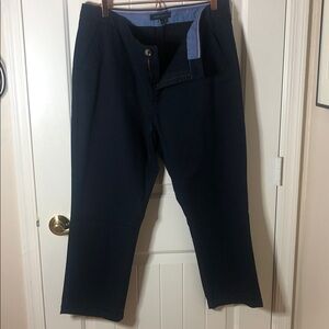 Tommy Hilfiger Navy Straight Leg Pants